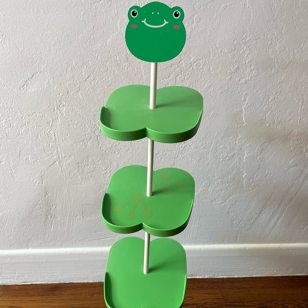 Yamazaki Home Frog Children’s Shoe Rack (Green)